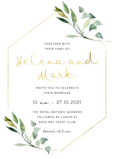 Wedding Invitations Online - Designs By Australian Designers