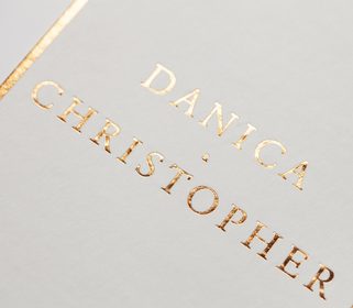 Foil printing for your supplied artwork