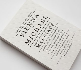 Custom letterpress printing for your own design