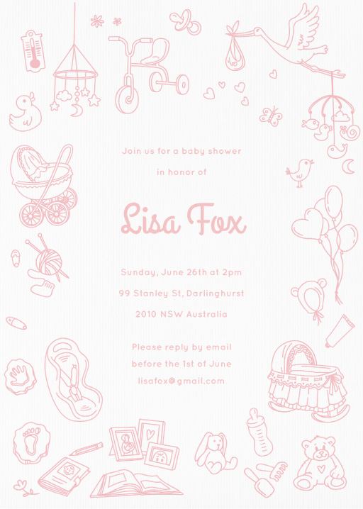 Baby Shower Invitations Perth All Stationery