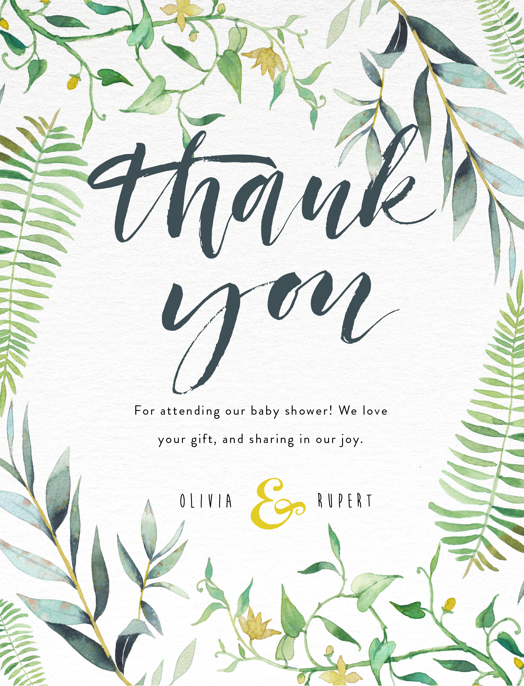 Free Printable Baby Shower Thank You Cards Ted Gilmour