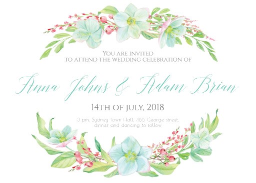 Wedding Invitations Online - Designs By Australian Designers