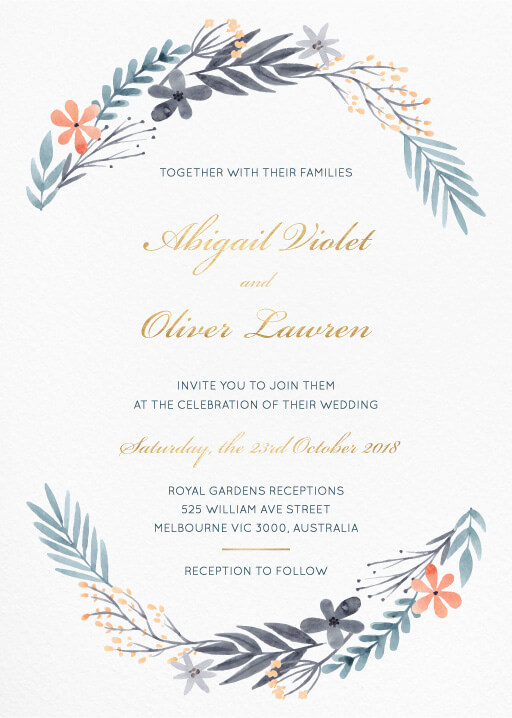 printable wedding design invitation Invitations Dixter  Wedding Metallic  Great