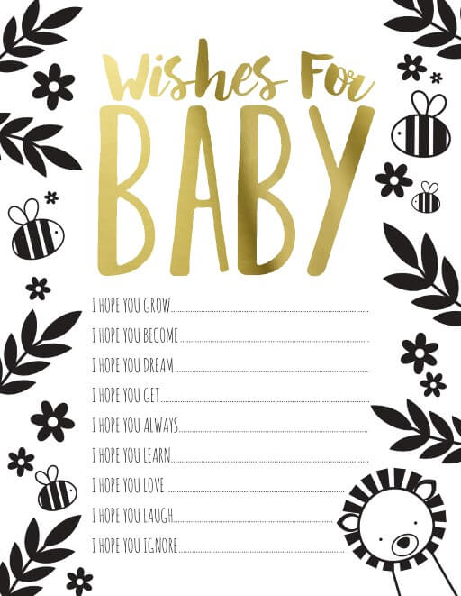 Happi Tree Baby Shower Game Cards And Stickers For up to 10 Guests