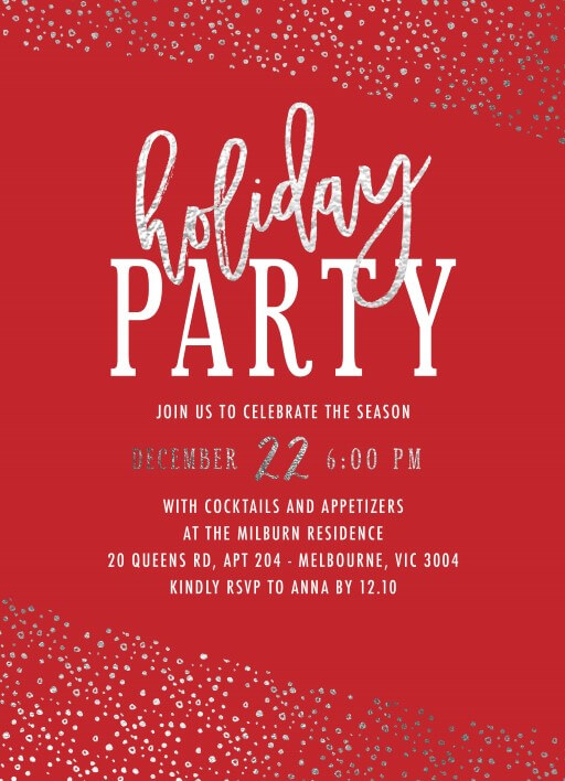 Christmas Party Invitations